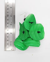 HANDMADE STATEMENT EARRINGS FROM UPCYCLED PLASTIC BOTTLES - WATER LILY EARRINGS