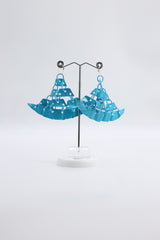 Monet-Inspired Sailboat Statement Earrings – Recycled Plastic