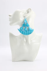 Monet-Inspired Sailboat Statement Earrings – Recycled Plastic
