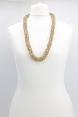 Clustered Crystal Necklace - Medium