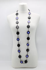 Jimi Hendrix Recycled Wooden Disks Neckace 5 Strand - Jianhui London
