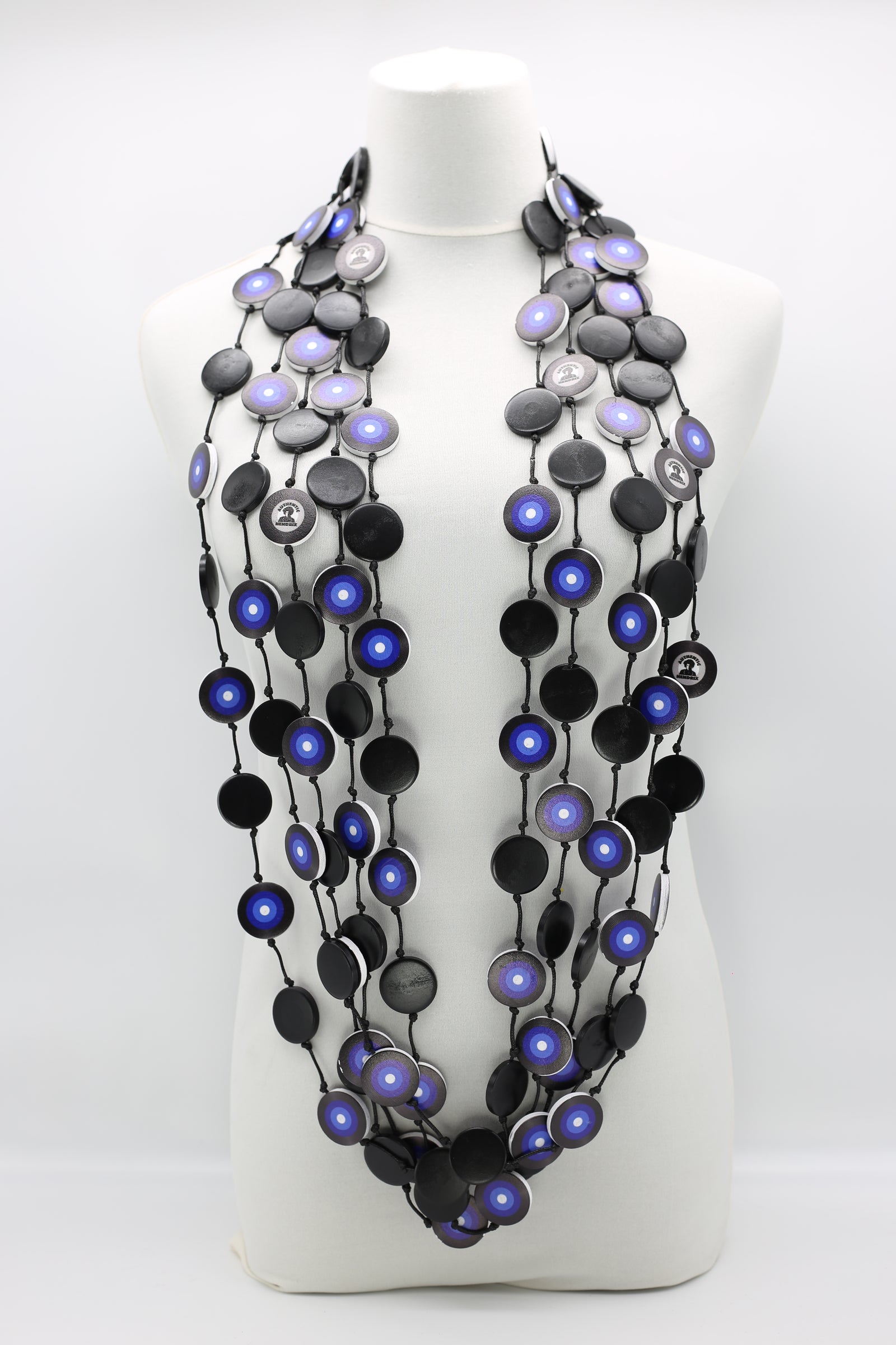 アクセサリー Seiji Jimi Hendrix Recycled Wooden Disks Neckace 5 Strand – Jianhui London
