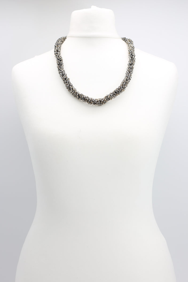 Clustered Crystal Necklace - Short