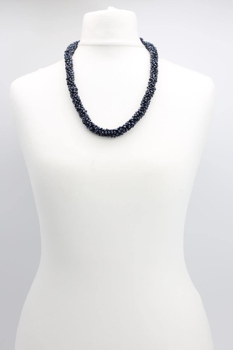 Clustered Crystal Necklace - Short
