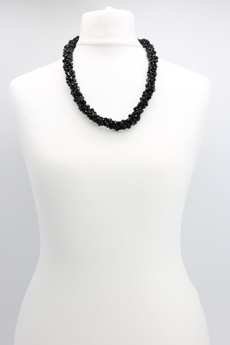 Clustered Crystal Necklace - Short