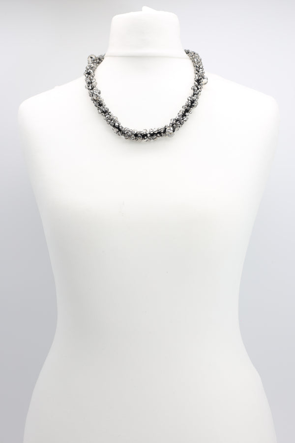 Clustered Crystal Necklace - Short