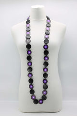 Jimi Hendrix Recycled Wooden Disks Necklace - Jianhui London