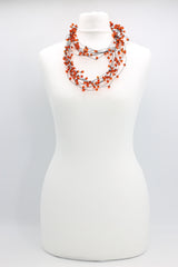 10-stand Crystal Knotted Necklaces
