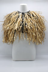 Cape Style Recycled Plastic Fringe Necklace