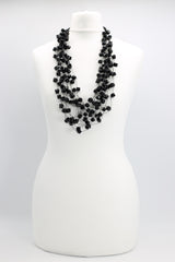 Crystal Cubes on Fishing Wire Necklaces - Medium