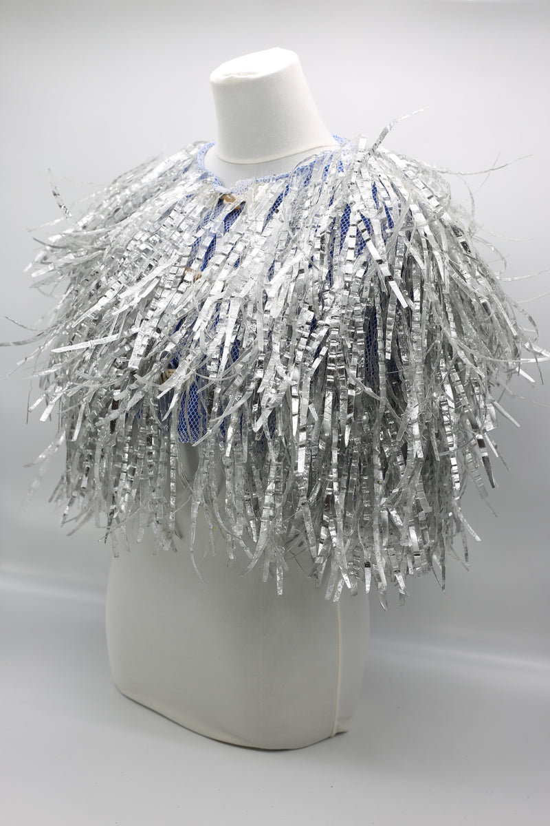 Cape Style Recycled Plastic Fringe Necklace