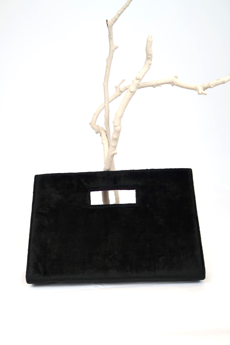 Mid Asia Vintage Fabric Hand Bag with gold chain sling