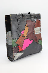 Hand Crafted Tote Bag From Recycled Leather