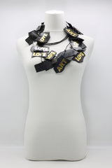 ART & LOVE Recycled leather necklace - Jianhui London