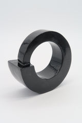 Hand Crafted Recycled wood G Shape Bangle