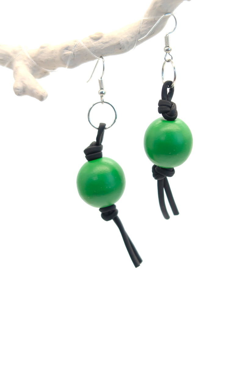 Recycled wood Candy Earrings