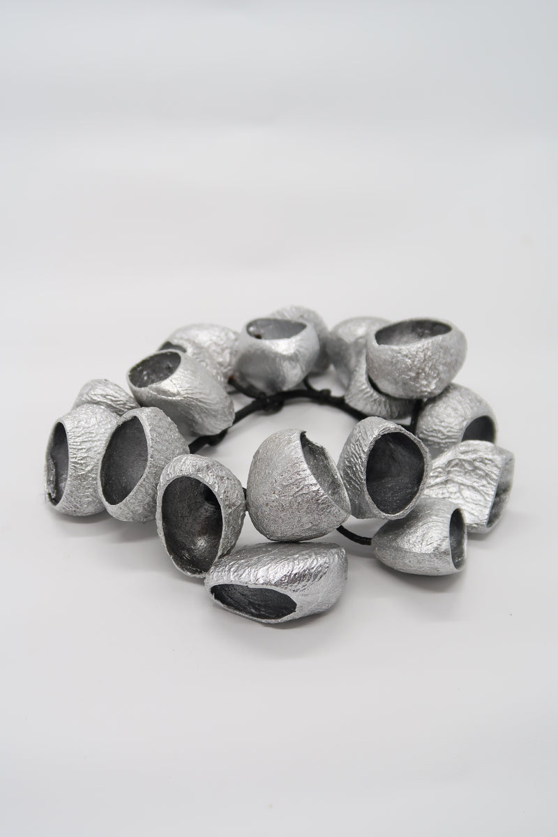 Handmade Bracelet with Nature Sound – Recycled Pangium Seed Shell Bell Design