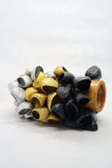Handmade Bracelet with Nature Sound – Recycled Pangium Seed Shell Bell Design