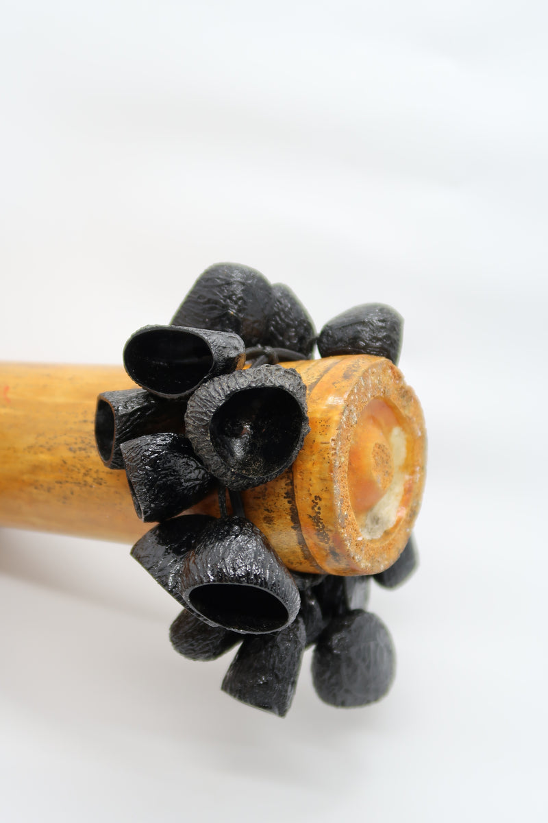 Handmade Bracelet with Nature Sound – Recycled Pangium Seed Shell Bell Design