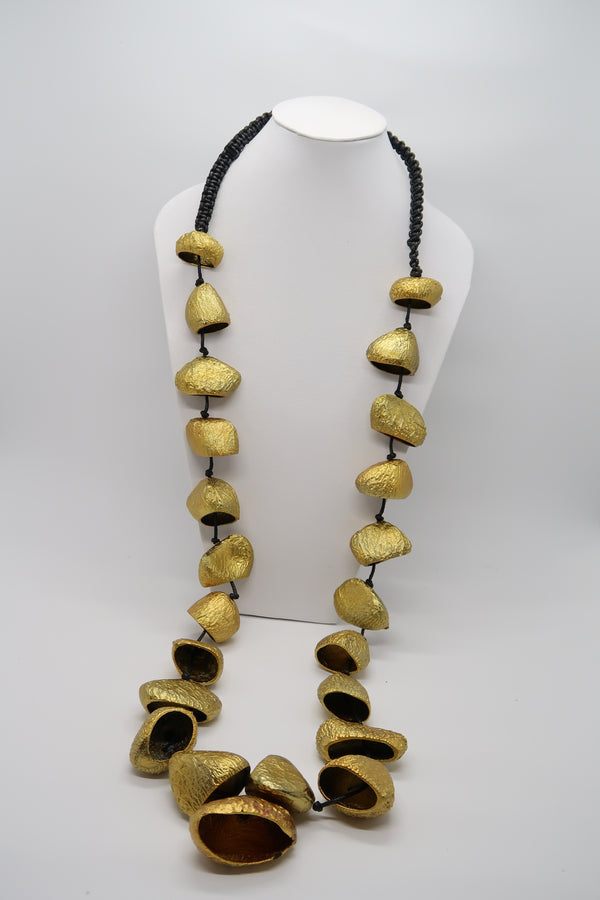 Handmade Pangium Seed Necklace – Bold, Lightweight, and Perfect for Every Occasion