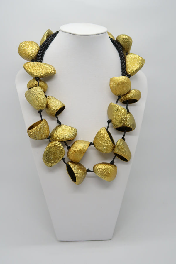 Handmade Pangium Seed Necklace – Bold, Lightweight, and Perfect for Every Occasion