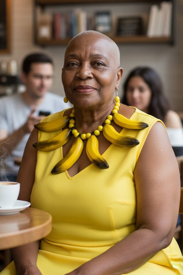 Hand Crafted Banana Necklace From Recycled Wood – Jianhui London