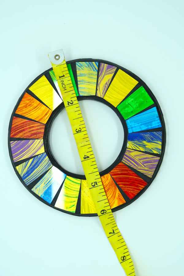 Unique Handmade Mosaic Bracelet – Sustainable Recycled Materials - Medium