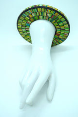 Unique Handmade Mosaic Bracelet – Sustainable Recycled Materials - Medium