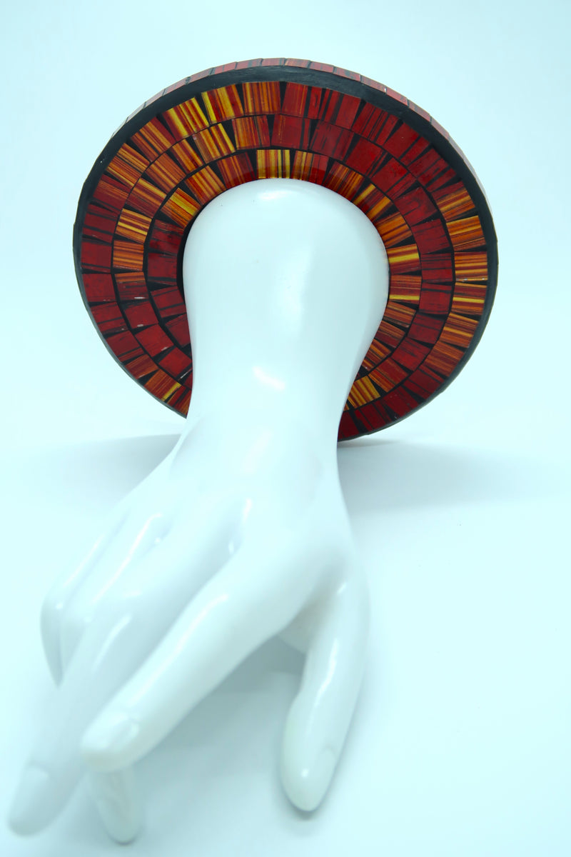 Unique Handmade Mosaic Bracelet – Sustainable Recycled Materials - Medium