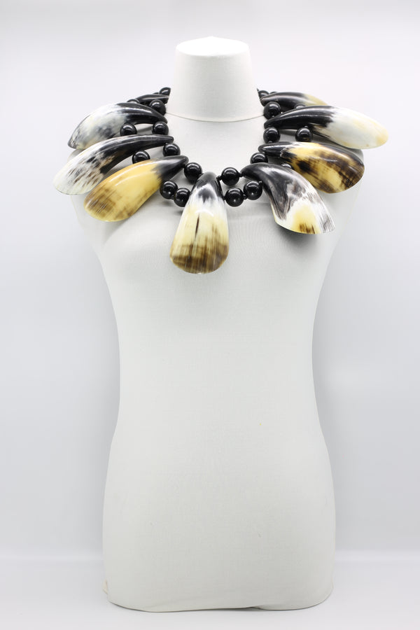 Buffalo Horn Short Necklace - Jianhui London