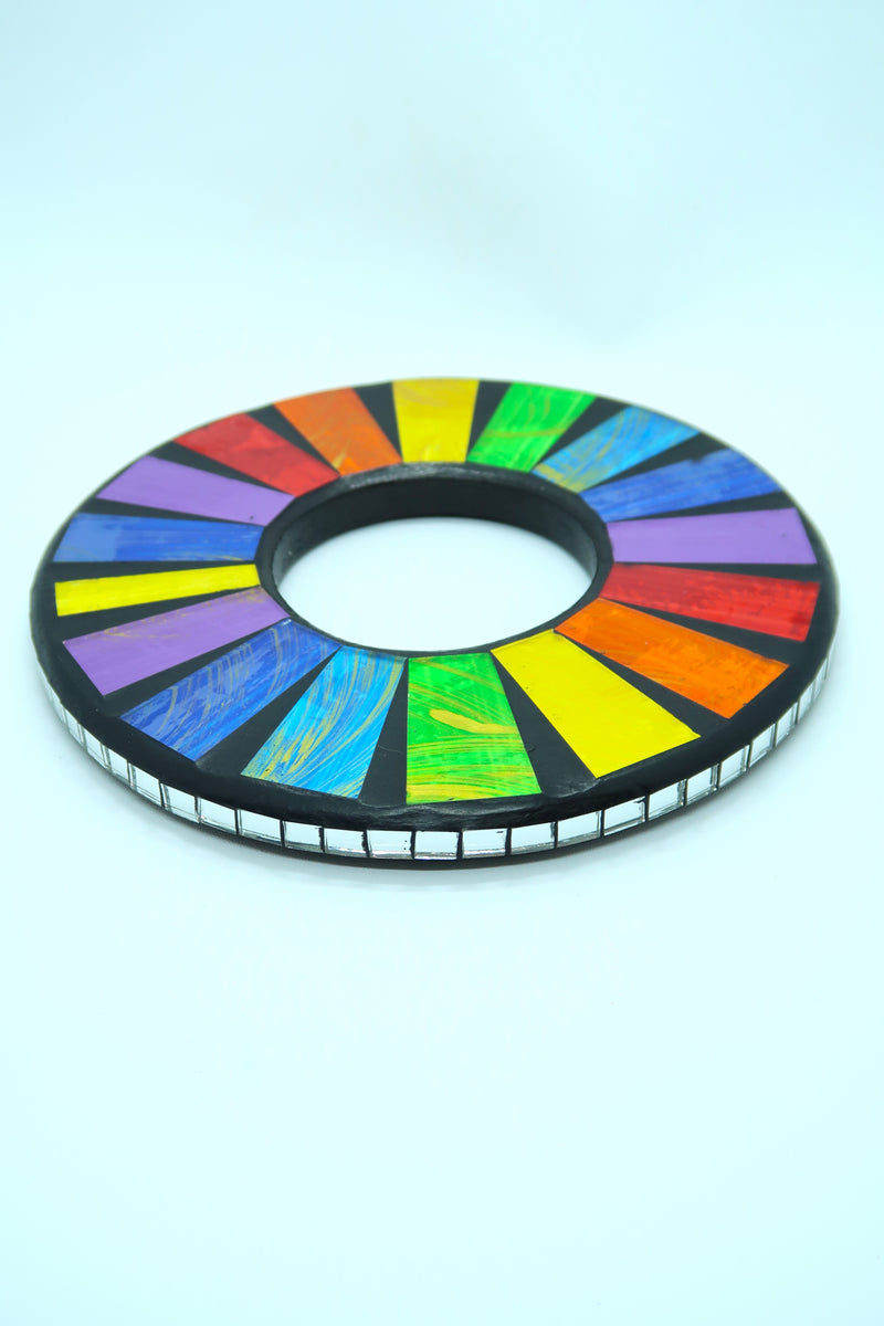 Unique Handmade Mosaic Bracelet – Sustainable Recycled Materials - Large