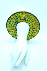 Unique Handmade Mosaic Bracelet – Sustainable Recycled Materials - Large