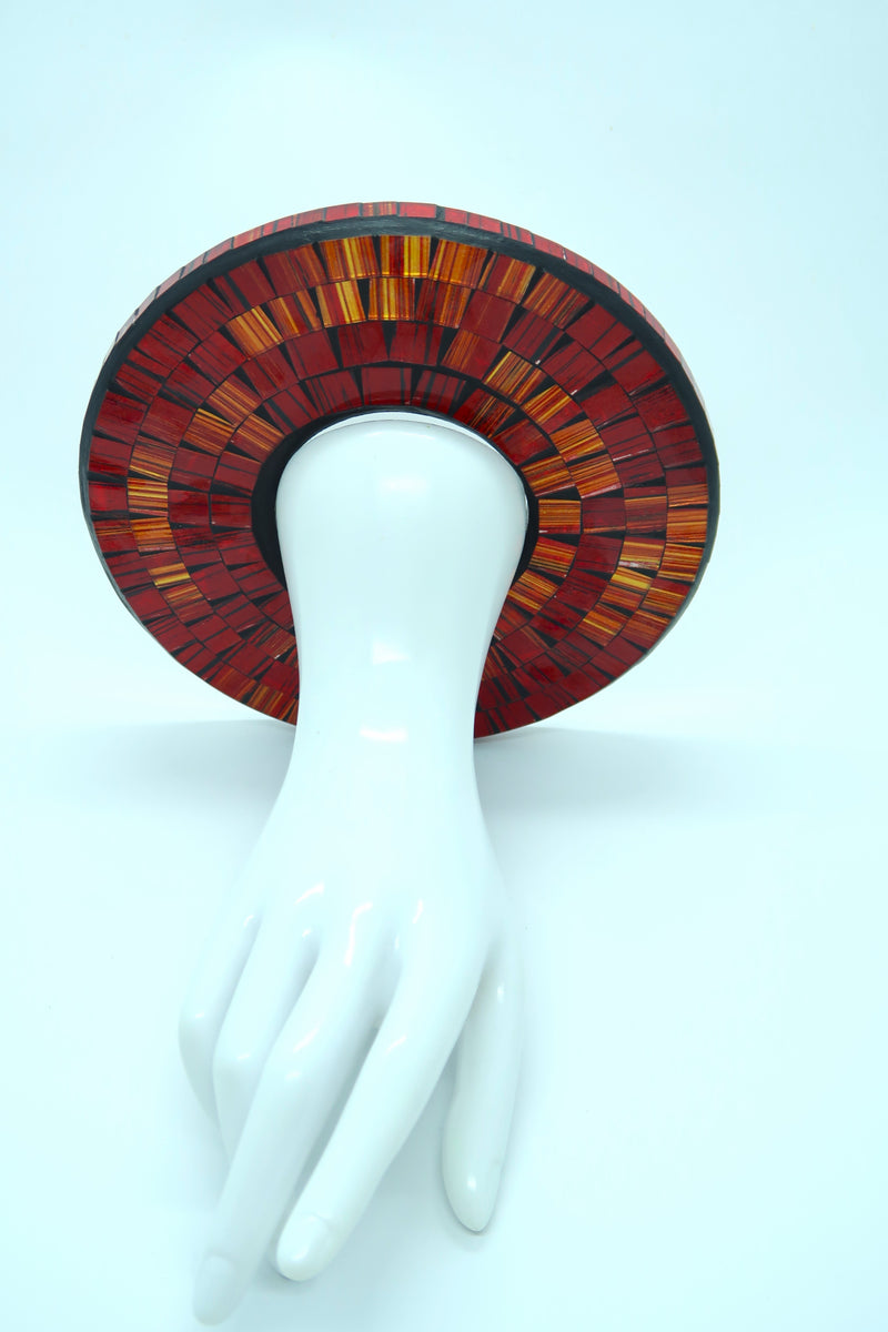 Unique Handmade Mosaic Bracelet – Sustainable Recycled Materials - Large