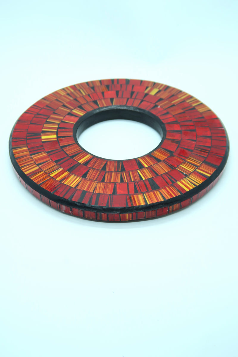 Unique Handmade Mosaic Bracelet – Sustainable Recycled Materials - Large