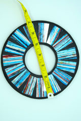 Unique Handmade Mosaic Bracelet – Sustainable Recycled Materials - Large