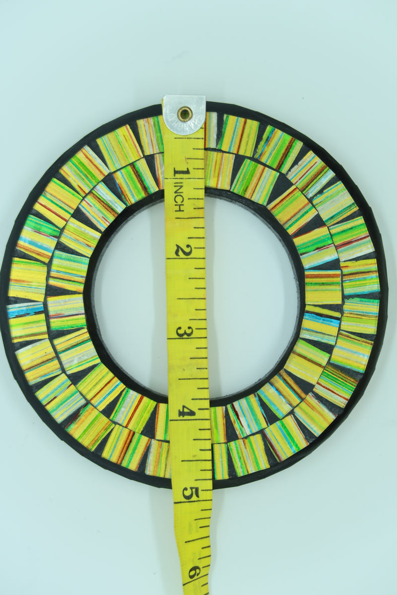 Unique Handmade Mosaic Bracelet – Sustainable Recycled Materials - Small