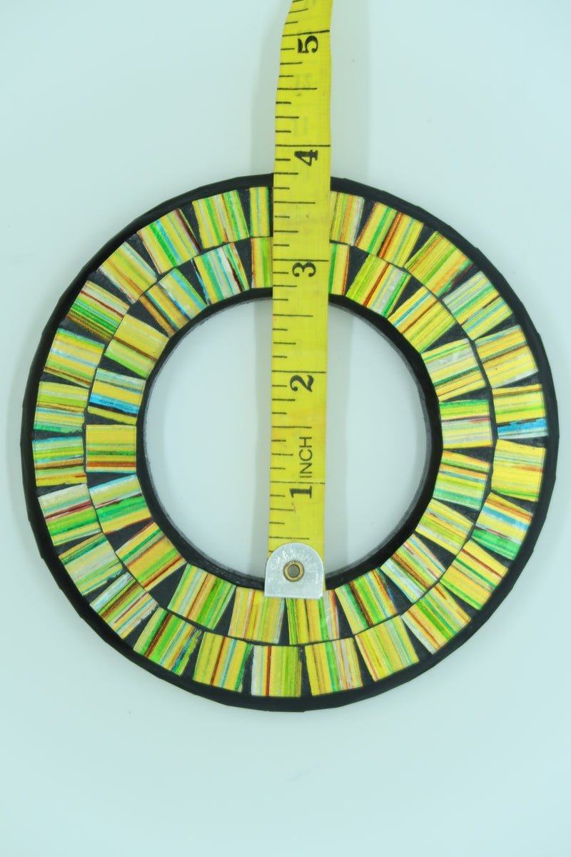 Unique Handmade Mosaic Bracelet – Sustainable Recycled Materials - Small