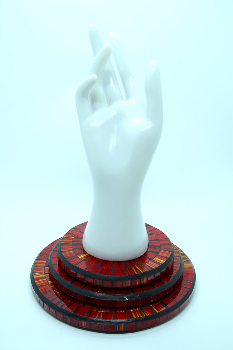 Unique Handmade Mosaic 3 Bracelets – Sustainable Recycled Materials - Set