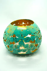 Bold Boho Globe Bangle – Handmade Upcycled Coconut Shell Statement Jewelry