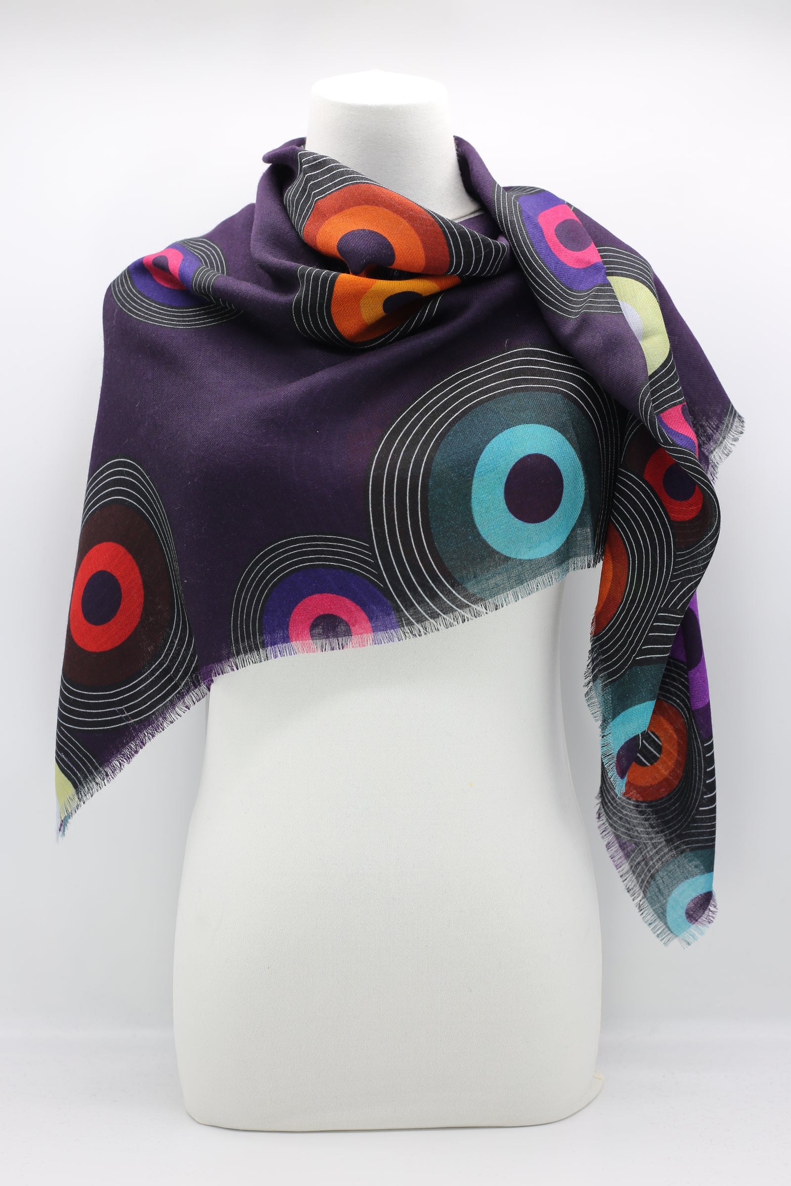 小物 \"Multi Coloured Scarf / BLACK\" NEW LOUIS VUITTON Limited Edition BLACK MULTICOLOR MURAKAMI