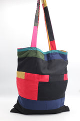 Reversable Handmade From Recycled Fabric Tote Bag - Jianhui London