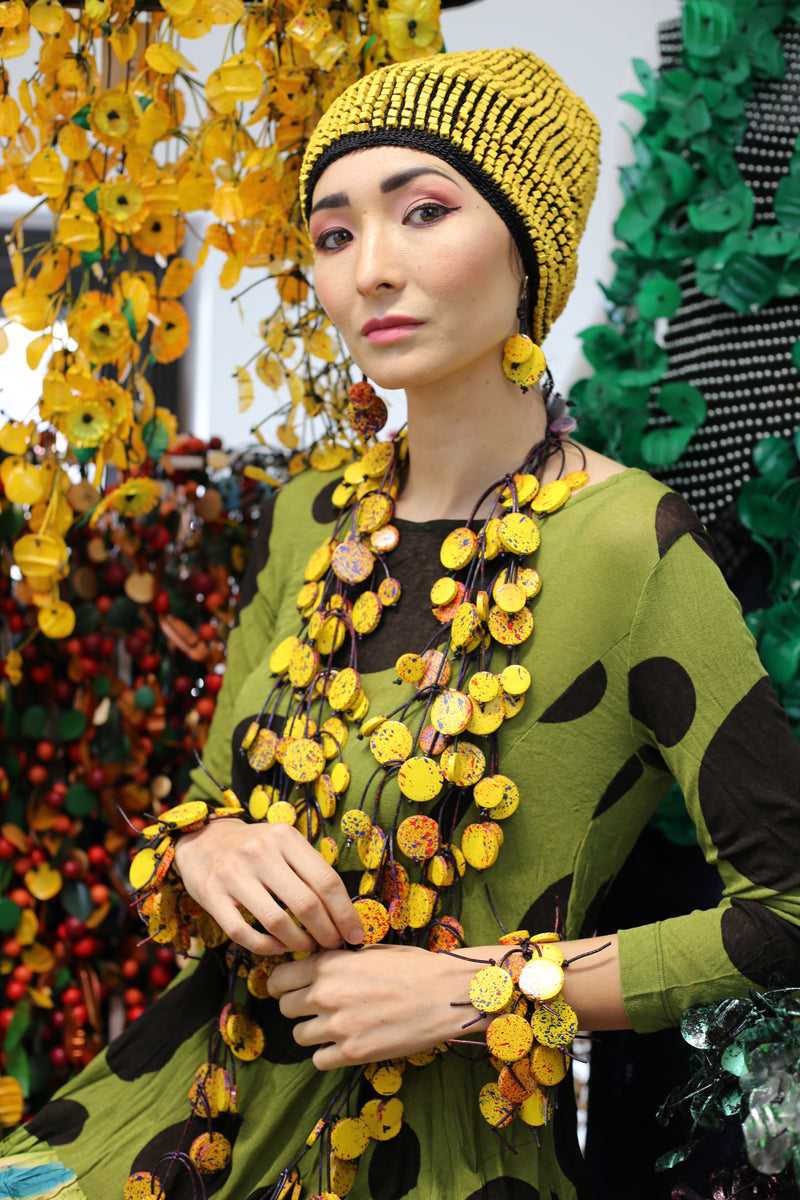 Coin Tree Necklace - Hand-painted - Long - Jianhui London