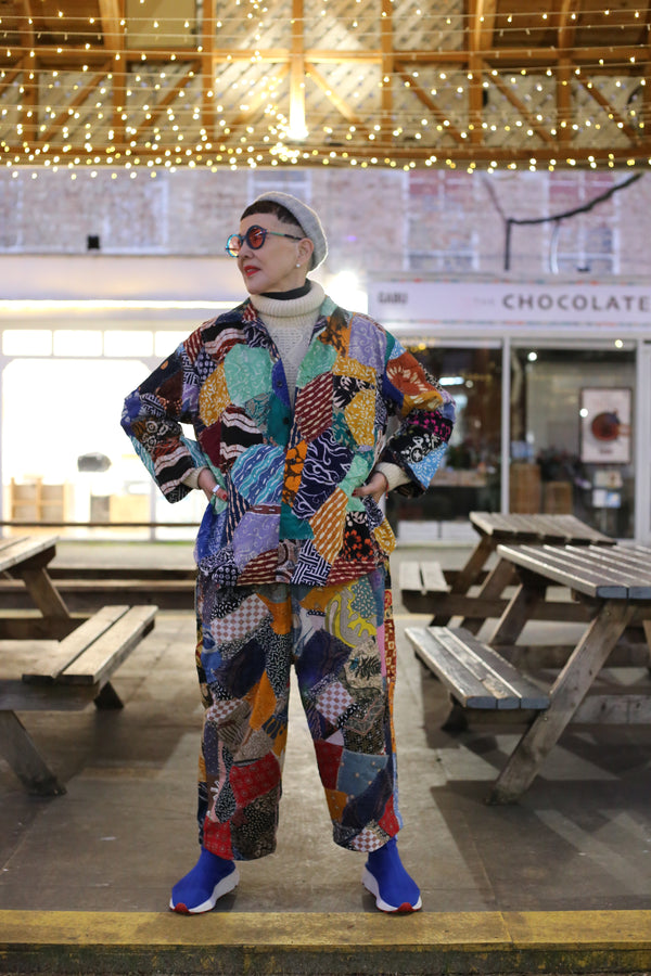 Oversize Shirt And Pants from Recycled Fabrics - Jianhui London