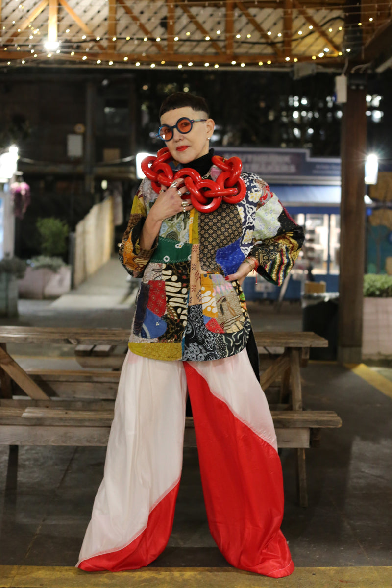 Oversize Shirt And Pants from Recycled Fabrics - Jianhui London