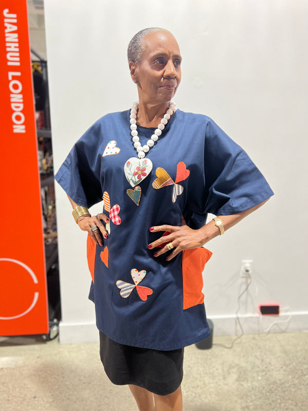 Smocks with recycled fabric - Jianhui London