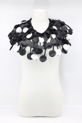 Hand Made Recycled Fabric Flower Cape Neckalce