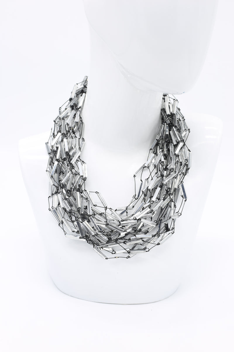Crystal Tubes Necklaces