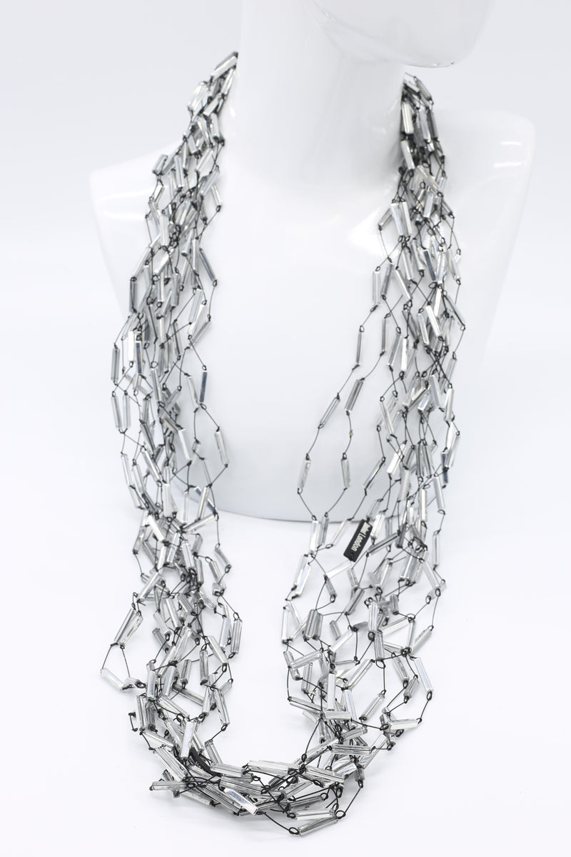 Crystal Tubes Necklaces