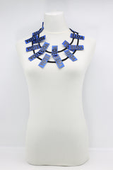 Recycled Ribbon VOTE Necklace – Lightweight Ethical Jewelry, Unique Gift Idea