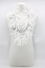 Jimi Hendrix Recycled Plastic Bottle Fringe Necklace